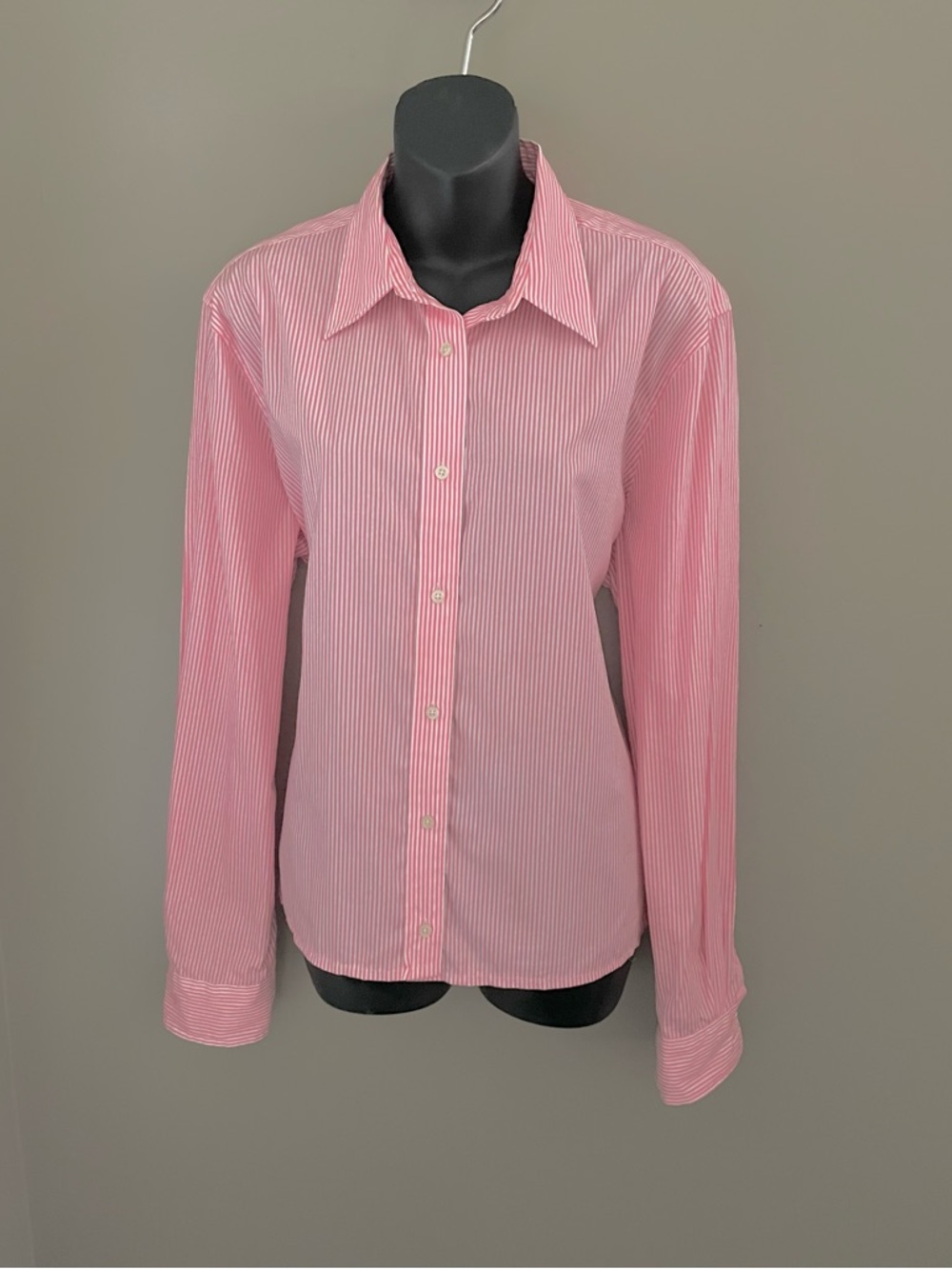 Ralph Lauren Pink Striped Button Down Shirt